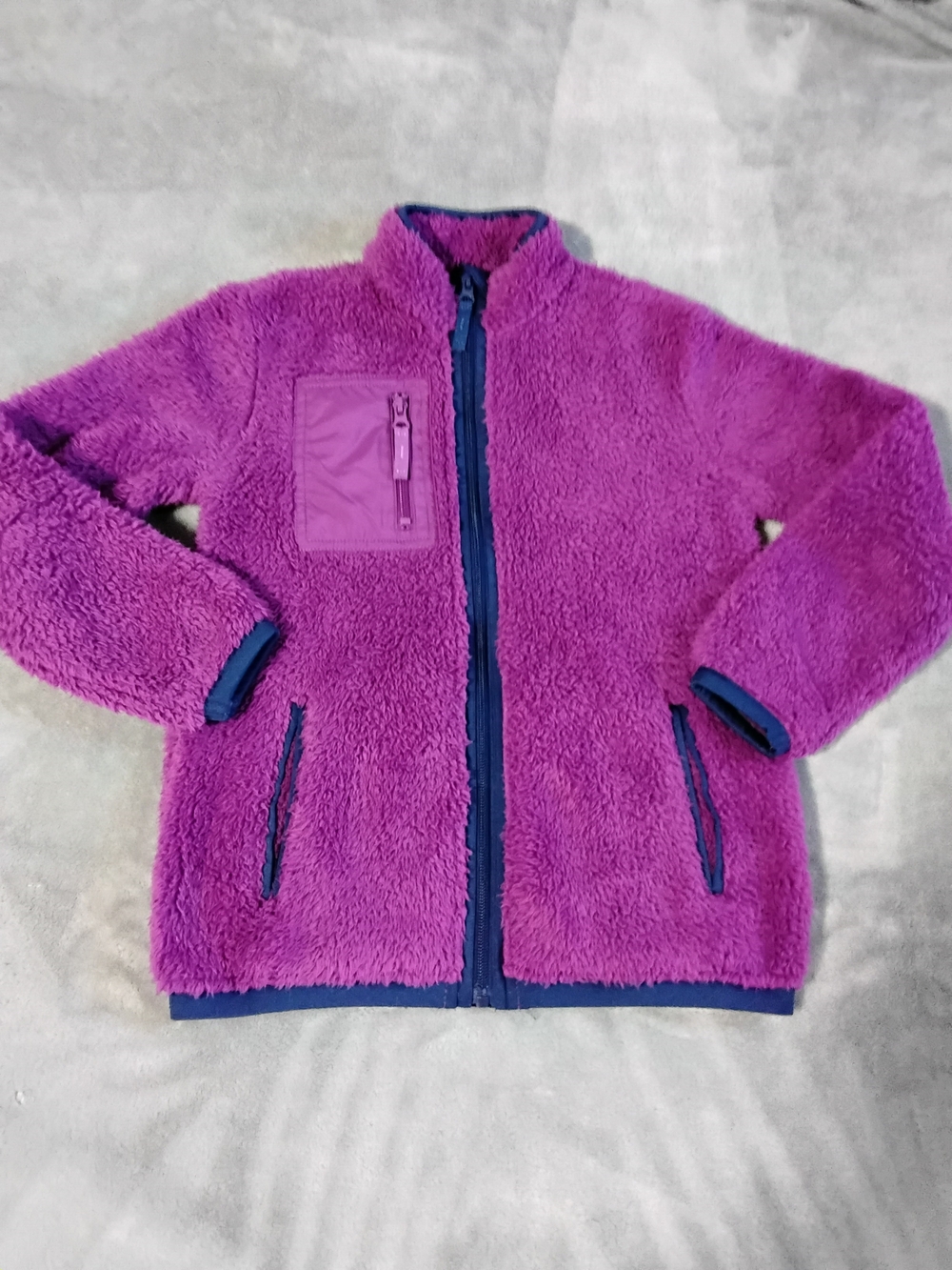 Underground Kids' Purple Plush Fleece Jacket - Picture 5 of 5